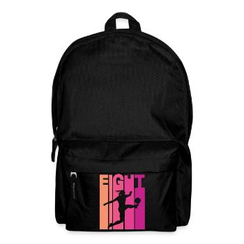 8th Birthday Women's Soccer Soccer Female Soccer Player - Backpack - black - Front