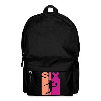 6th Birthday Women's Soccer Soccer Player Soccer - Backpack - black - Front