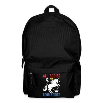 All Bodies Are Good Bodies - Backpack - black - Front