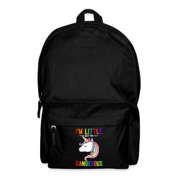 Je suis petit mais je suis danger - Sac à dos - noir - Devant