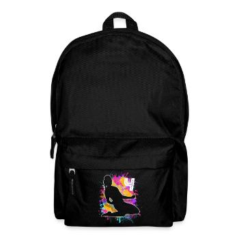 Soccer Woman Soccer 4th Birthday - Backpack - black - Front
