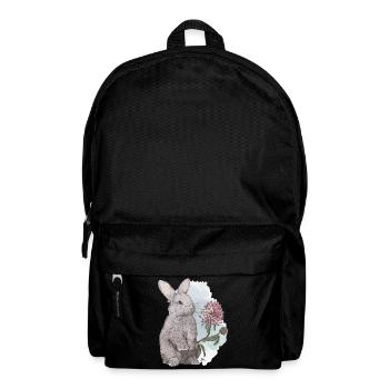 Veganuary 2024 Kaninchen - Rucksack - Schwarz - Vorne