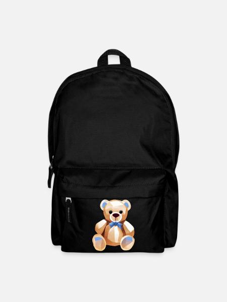 TEDDY BEAR - TEDDYBÄR - KUSCHELBÄR - PLÜSCHBÄR - Rucksack - Schwarz