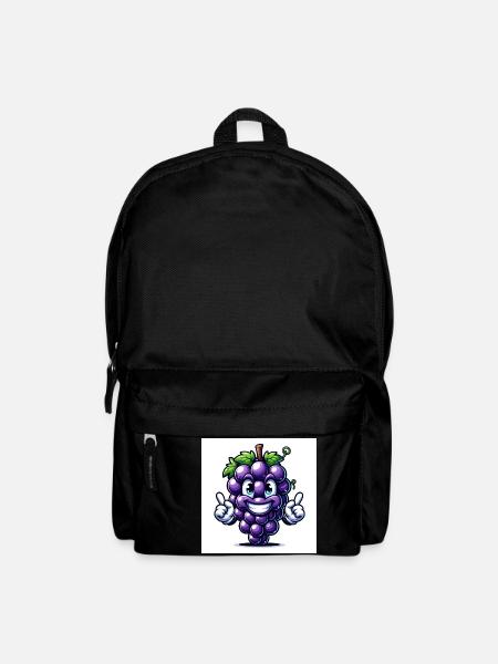 Weintrauben - Rucksack - Schwarz