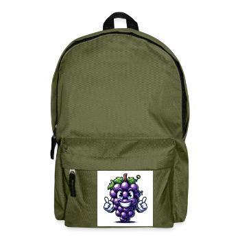 Grapes - Backpack - olive green - Front