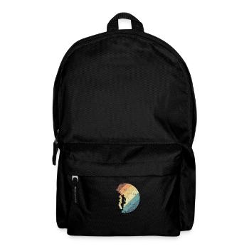 Bouldering at night - Backpack - black - Front