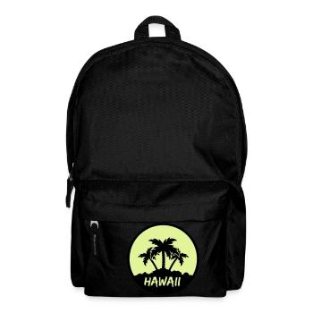 hawaii palmen - Rucksack - Schwarz - Vorne