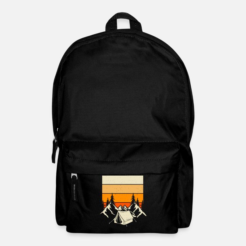 Camping Zelten - Rucksack - Schwarz
