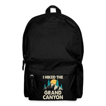 I Hiked The Grand Canyon - Backpack - black - Front