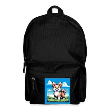 Funny dog - Backpack - black - Front