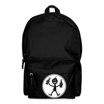 Drinking Beer - Backpack - black - Front