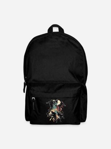 Fußball Fußballer - Rucksack - Schwarz