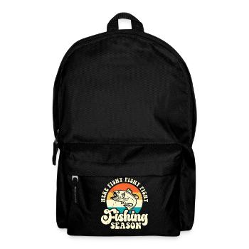 Pêcheurs à la ligne - Sac à dos - noir - Devant