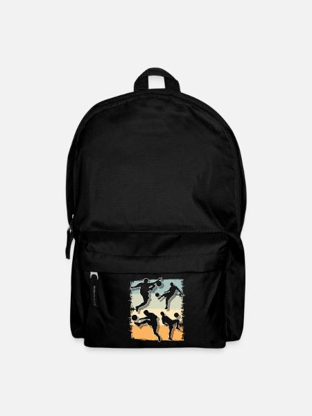 Fußball Fußballer - Rucksack - Schwarz
