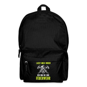Tshirt pompier pompier pompier pompier 112 - Sac à dos - noir - Devant