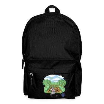 Garten Ratten Skater Skateboard Natur Schädling - Rucksack - Schwarz - Vorne