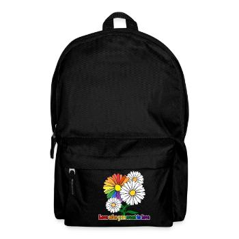 Love who you want to love - Backpack - black - Front