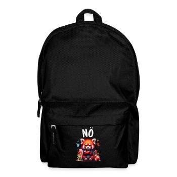 Panda roux Drôle de dicton Nope Renard de Feu - Sac à dos - noir - Devant