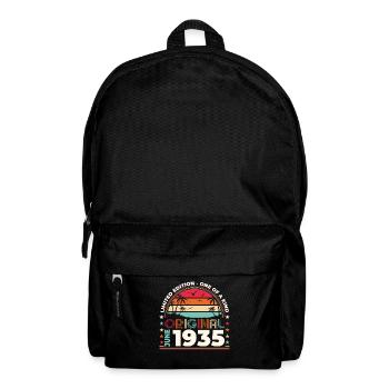 Original 1935 Jahrgang 1935 Geburtstag 1935 - Rucksack - Schwarz - Vorne