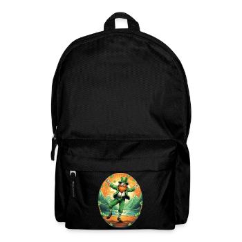 St. Patrick's Day Shamrock Dancing - Backpack - black - Front