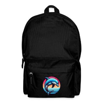 Delfin - Rucksack - Schwarz - Vorne