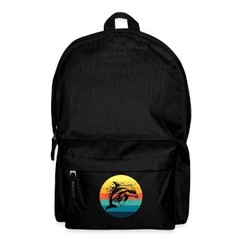 Delfin - Rucksack - Schwarz - Vorne