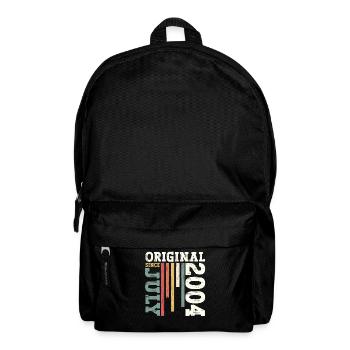 20th Birthday Original July 2004 Vintage 2004 - Backpack - black - Front