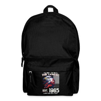 59ème Anniversaire Année 1965 Millésime 1965 Légende - Sac à dos - noir - Devant