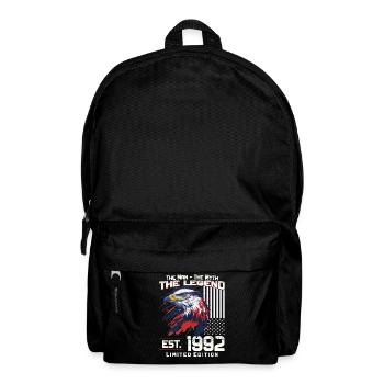 32ème Anniversaire Année de construction 1992 Millésime 1992 Légende - Sac à dos - noir - Devant