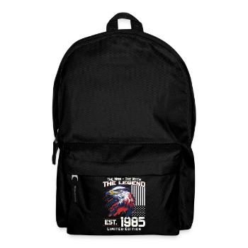 39. Geburtstag Baujahr 1985 Jahrgang 1985 Legende - Rucksack - Schwarz - Vorne
