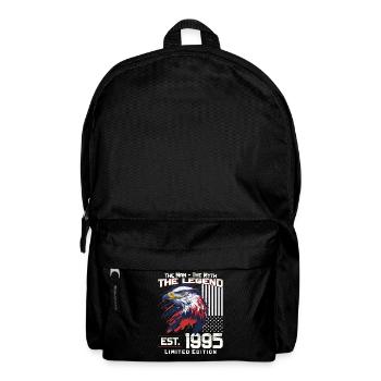 29. Geburtstag Baujahr 1995 Jahrgang 1995 Legende - Rucksack - Schwarz - Vorne
