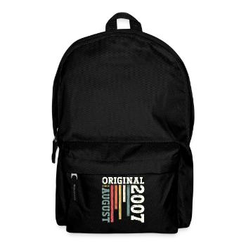 17ème Anniversaire Original Août 2007 Millésime 2007 - Sac à dos - noir - Devant