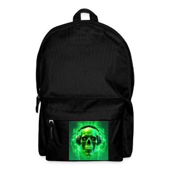 SkullWave Beats - Rucksack - Schwarz - Vorne