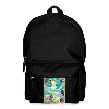 Toucan paradise - Backpack - black - Front