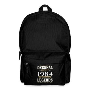 40th Birthday Original August 1984 Vintage 1984 - Backpack - black - Front