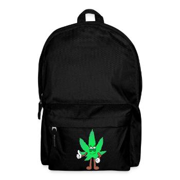 Der Bloom - Weed Cannabis Stoned Hanf Marihuana - Rucksack - Schwarz - Vorne