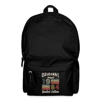 40th Birthday Original August 1984 Vintage 1984 - Backpack - black - Front