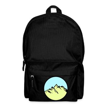 mountains mountains - Backpack - black - Front