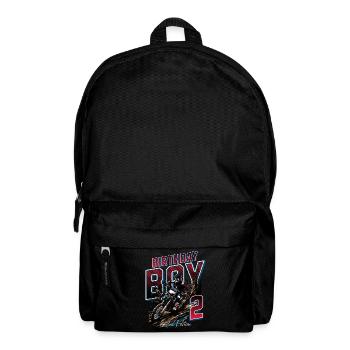 Motocross 2nd Birthday - Backpack - black - Front