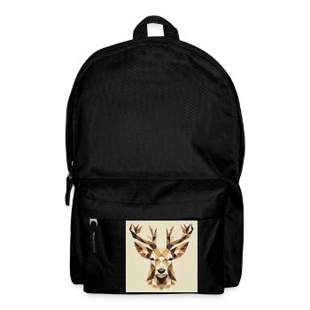 Deer - Rucksack - Schwarz - Vorne