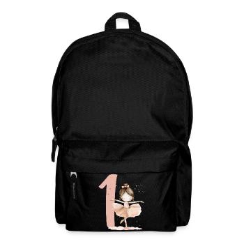 Erster Geburtstag Ballerina Tanz - Rucksack - Schwarz - Vorne