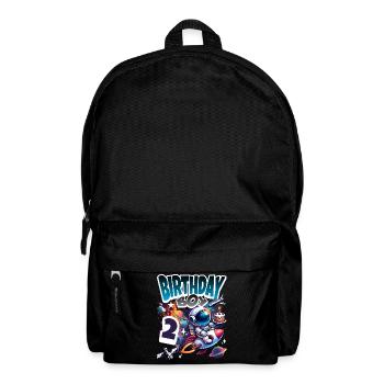 Astronaut 2nd Birthday Space - Backpack - black - Front