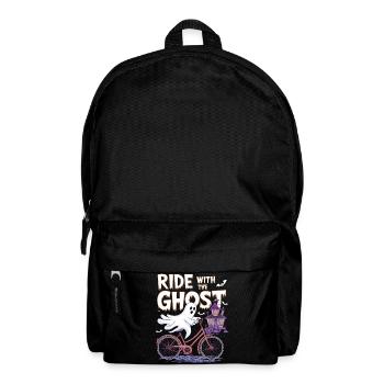 Geisterhafte Fahrradtour Halloween-Design - Rucksack - Schwarz - Vorne