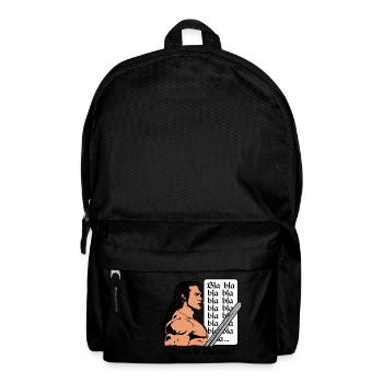 BARBARE BAVARD ! (film, musculation, cinema) - Sac à dos - noir - Devant