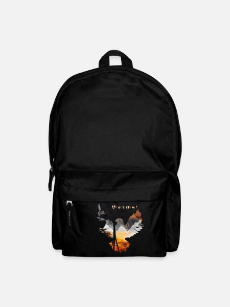 Adler Wildnis - Rucksack - Schwarz