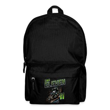 Motocross 11th Birthday - Backpack - black - Front