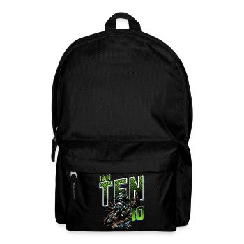 Motocross 10th Birthday - Backpack - black - Front