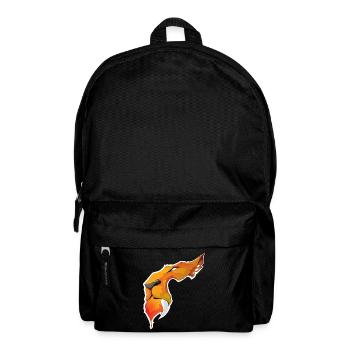 Lion flamboyant illustration vectorielle - Sac à dos - noir - Devant