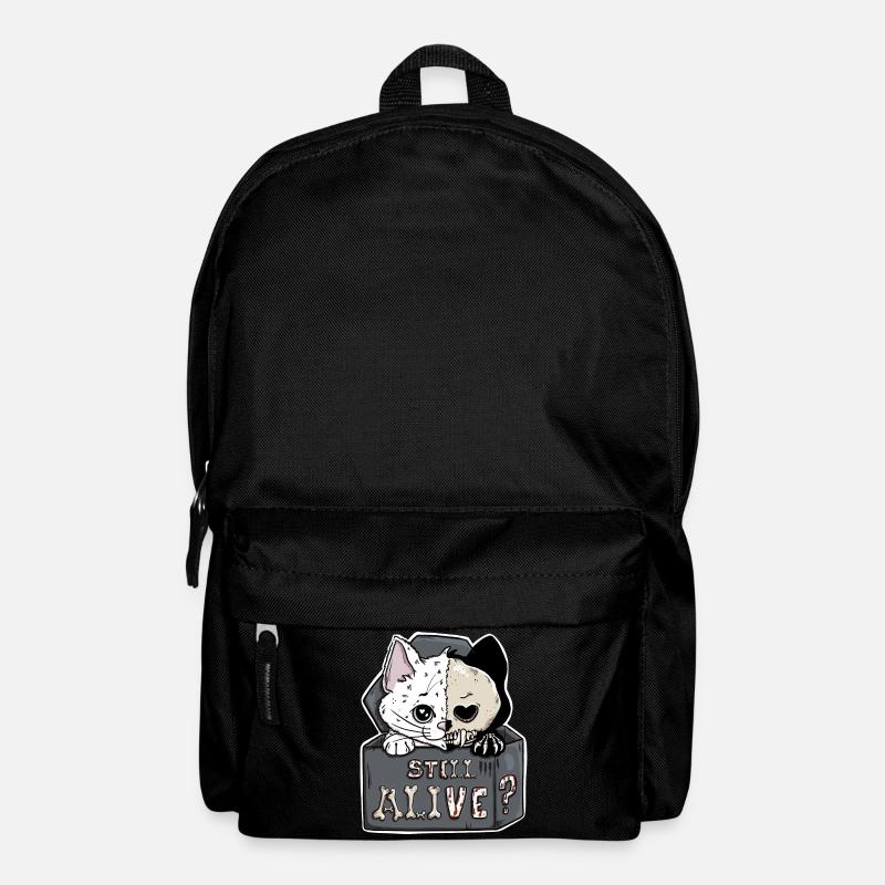 Schrödingers Katze – Still Alive Halloween - Rucksack - Schwarz