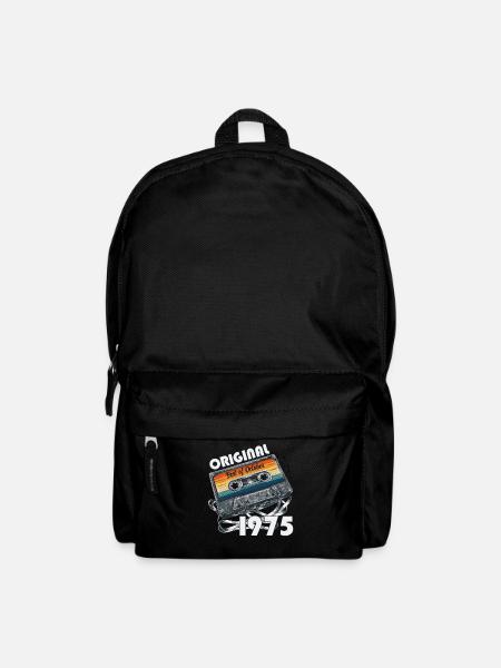 50. Geburtstag Vintage Oktober 1975 Kassette 1975 - Rucksack - Schwarz